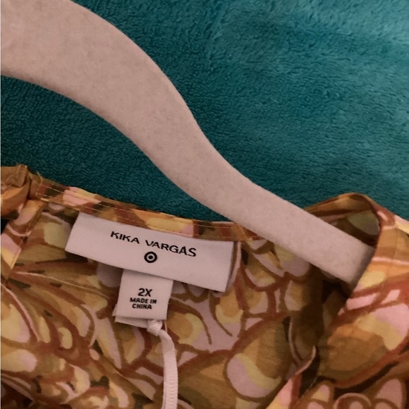 KIKA VARGAS GOLDEN BABY DOLL DRESS SZ 2X NWT - Picture 7 of 12